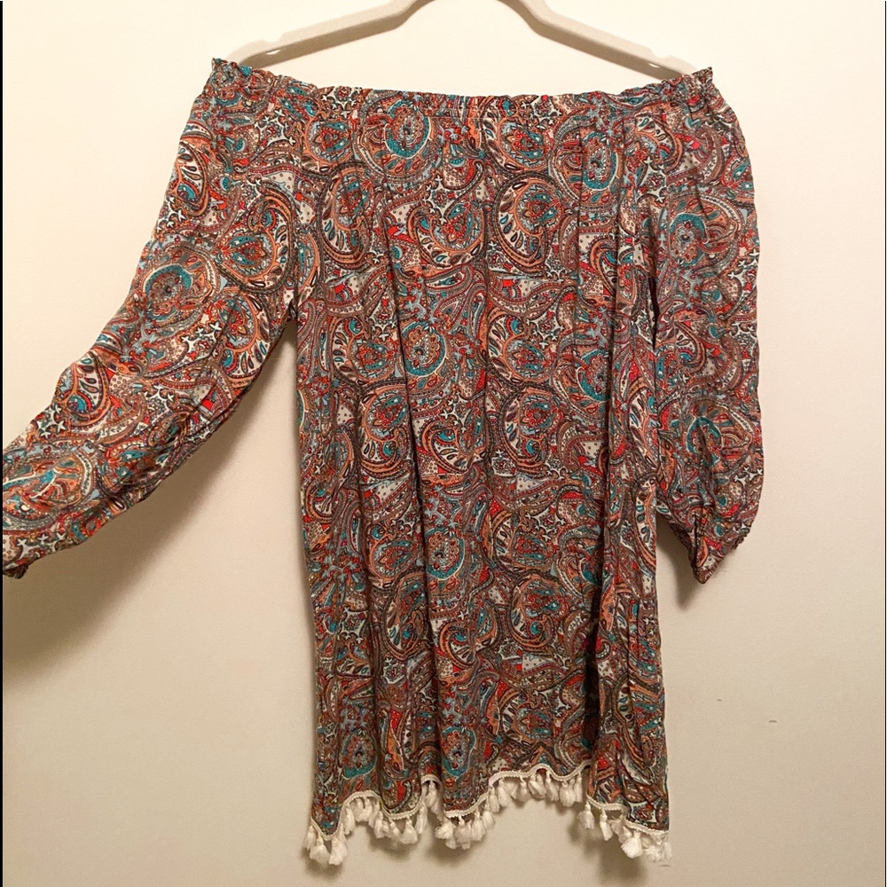 Altar’d State off the shoulder dress